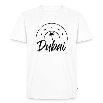 Dubaï - T-shirt Premium bio Homme - blanc - Devant - Nico (187cm)