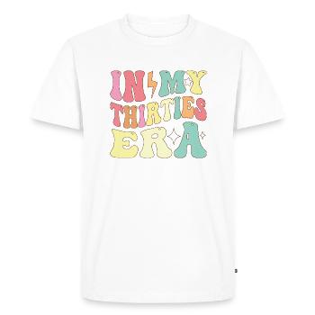 Nouveaux Cadeaux D’anniversaire 30 Années 30 Pour Hommes, Femmes - T-shirt Premium bio Homme - blanc - Devant - Nico (187cm)