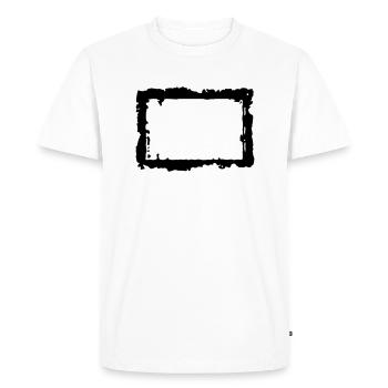 frame_4_vec_1 fr - T-shirt Premium bio Homme - blanc - Devant - Nico (187cm)