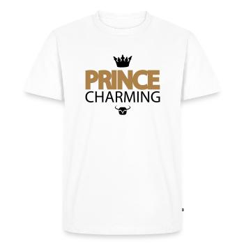 Prince Charmant - T-shirt Premium bio Homme - blanc - Devant - Nico (187cm)