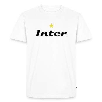inter_02 - T-shirt Premium bio Homme - blanc - Devant - Nico (187cm)
