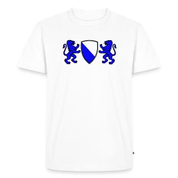 zürich - Men's Premium Organic T-Shirt - white - Front - Nico (187cm)