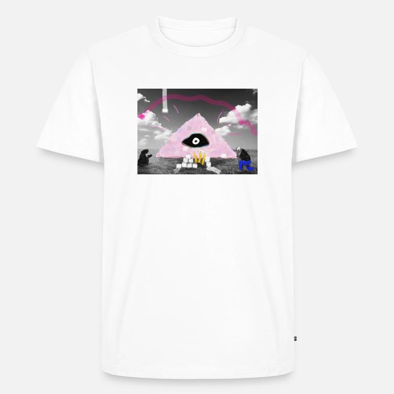 Anbetung - Männer Premium Bio T-Shirt - Weiß