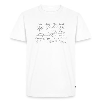 Chemicals Cooking Chemist - Men's Premium Organic T-Shirt - white - Front - Nico (187cm)