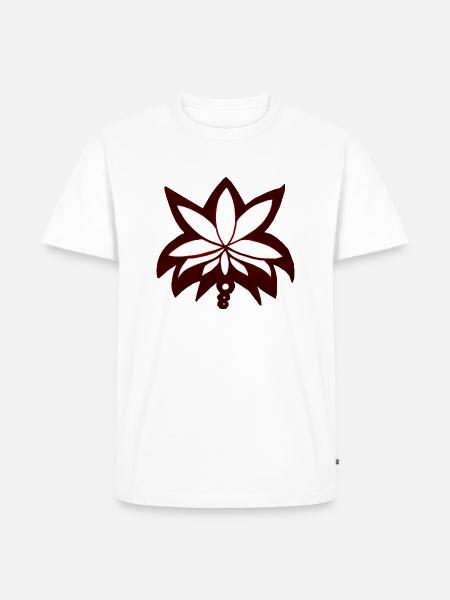 Lotusblüte - Männer Premium Bio T-Shirt - Weiß