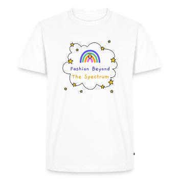 Fashion Beyond The Spectrum - Autism Artistry - Men's Premium Organic T-Shirt - white - Front - Nico (187cm)