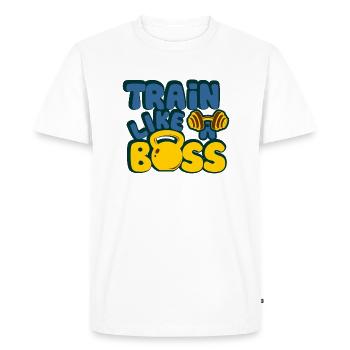 shirt fun pour sportifs - T-shirt Premium bio Homme - blanc - Devant - Nico (187cm)
