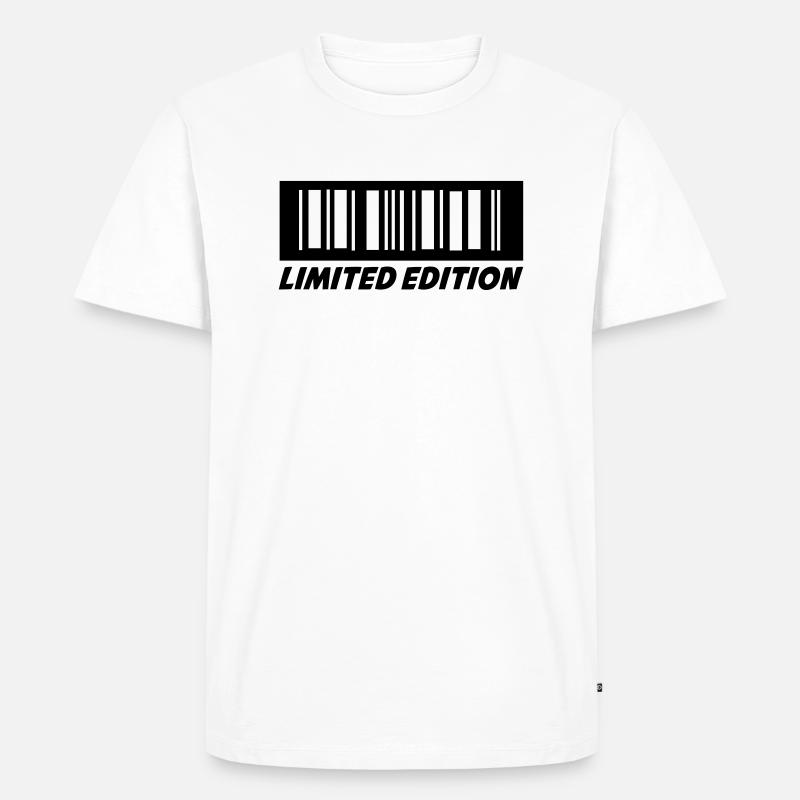 barcode_02 - Männer Premium Bio T-Shirt - Weiß