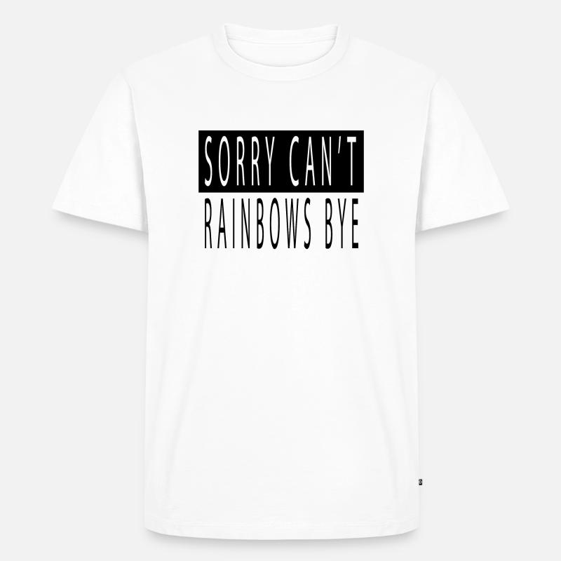 bisexual same rights statement women - Männer Premium Bio T-Shirt - Weiß