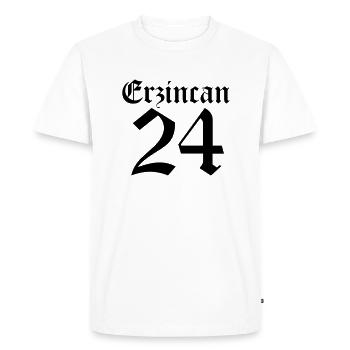 24 Erzincan - Men's Premium Organic T-Shirt - white - Front - Nico (187cm)