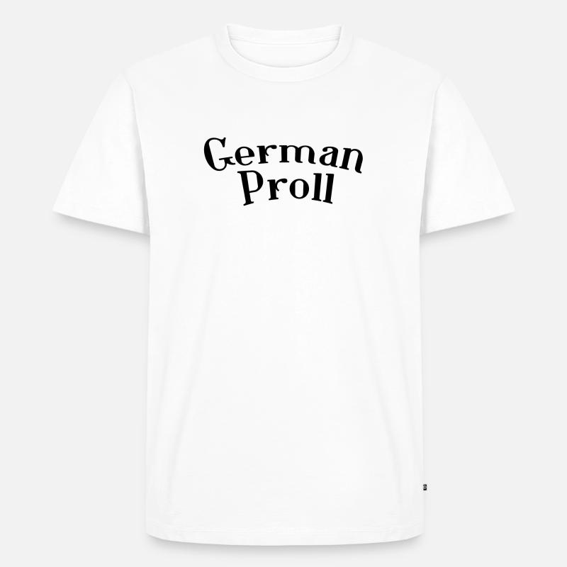German proll - Männer Premium Bio T-Shirt - Weiß