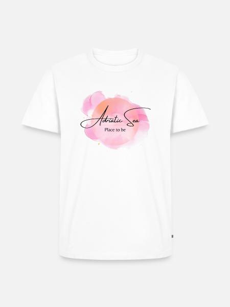 Adria - Männer Premium Bio T-Shirt - Weiß