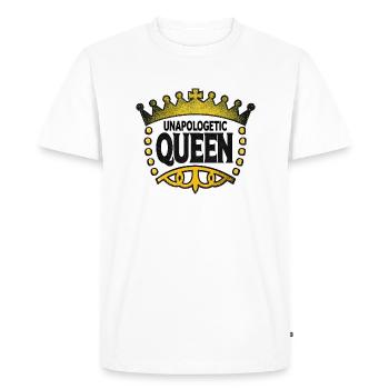 Reine sans vergogne - T-shirt Premium bio Homme - blanc - Devant - Nico (187cm)