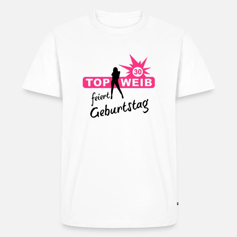 top__30 - Männer Premium Bio T-Shirt - Weiß