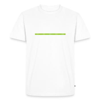 drôle de charpentier dictons drôles aimer les blagues de charpentier - T-shirt Premium bio Homme - blanc - Devant - Nico (187cm)