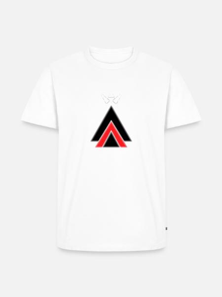 Alpha Power - Männer Premium Bio T-Shirt - Weiß
