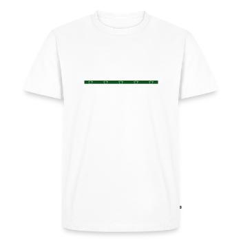 T-shirts de travail de charpentier Charpentier T-shirts drôles - T-shirt Premium bio Homme - blanc - Devant - Nico (187cm)
