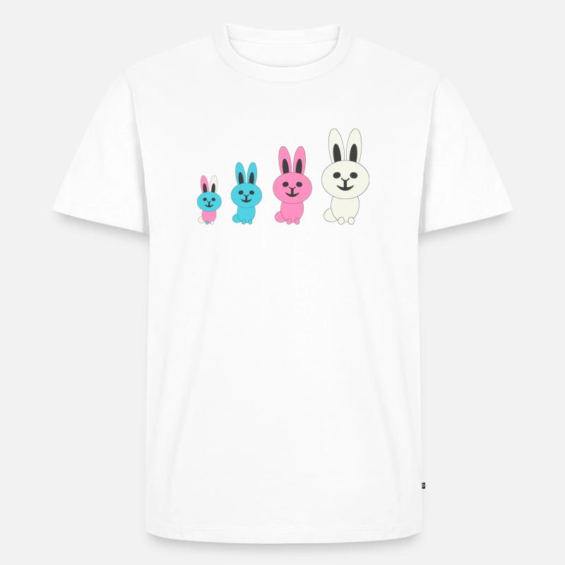 Evolution süss - Männer Premium Bio T-Shirt - Weiß