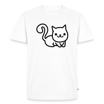Groupe 28 - T-shirt Premium bio Homme - blanc - Devant - Nico (187cm)