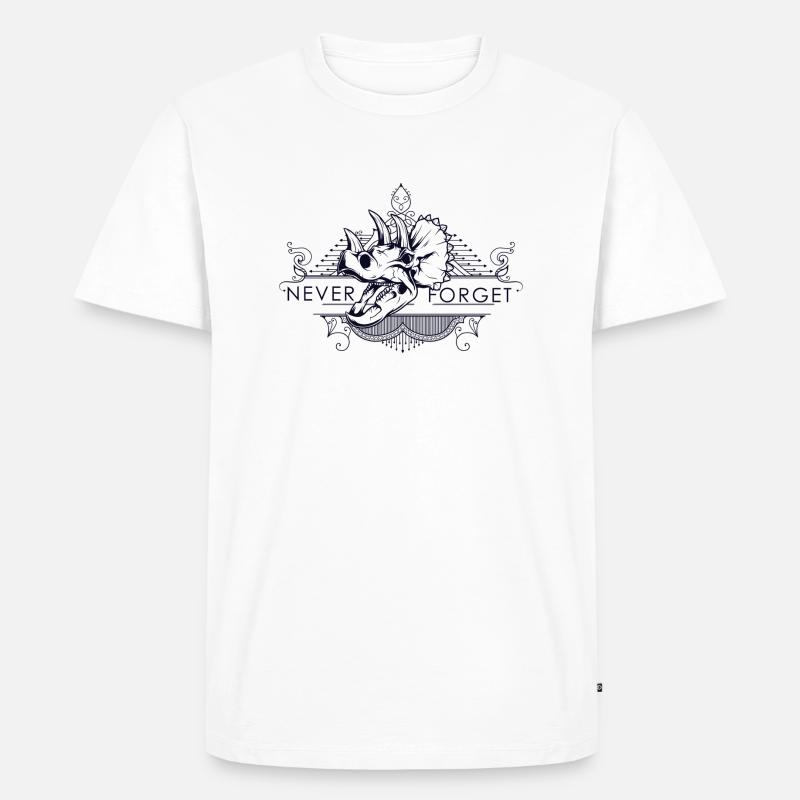 Never Forget - Men's Premium Organic T-Shirt - white