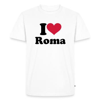Rome - T-shirt Premium bio Homme - blanc - Devant - Nico (187cm)