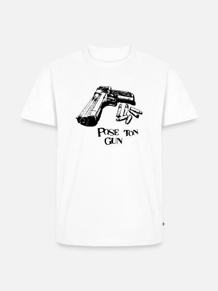 Put your gun NT ... - Men's Premium Organic T-Shirt - white