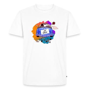 Je viens de vous marier - T-shirt Premium bio Homme - blanc - Devant - Nico (187cm)