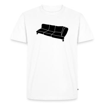 Conception de Clipart de canapé - T-shirt Premium bio Homme - blanc - Devant - Nico (187cm)