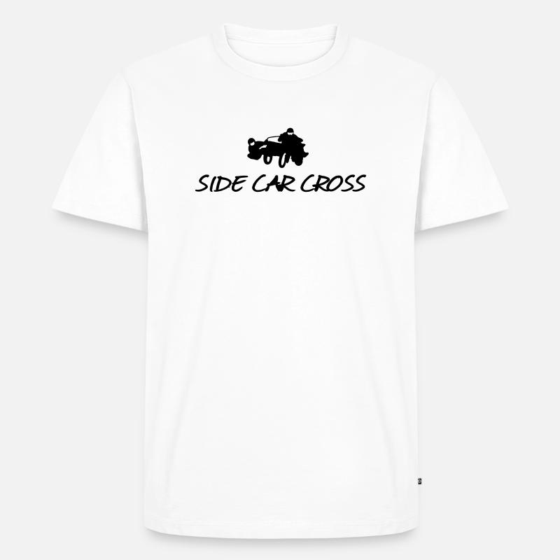sidecarcross - T-shirt Premium bio Homme - blanc