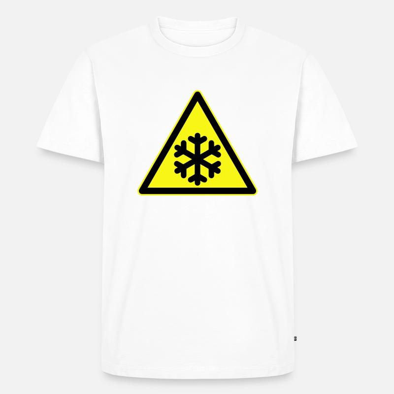 Cold Warning, Cold Warning - Men's Premium Organic T-Shirt - white