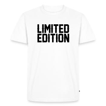 Édition limitée - T-shirt Premium bio Homme - blanc - Devant - Nico (187cm)