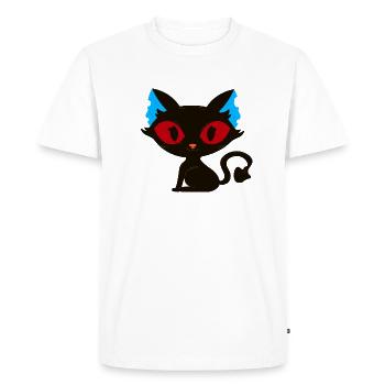 acheter ragdoll chat - T-shirt Premium bio Homme - blanc - Devant - Nico (187cm)
