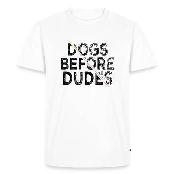 beagle propriétaire cadeau anniversaire chiens beagle chien - T-shirt Premium bio Homme - blanc - Devant - Nico (187cm)