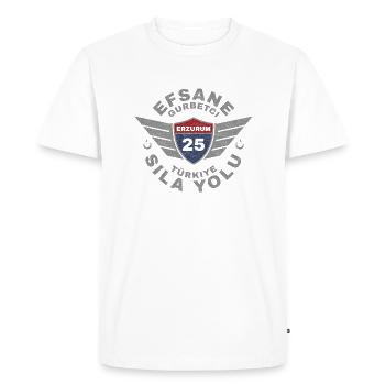 Erzurum - T-shirt Premium bio Homme - blanc - Devant - Nico (187cm)