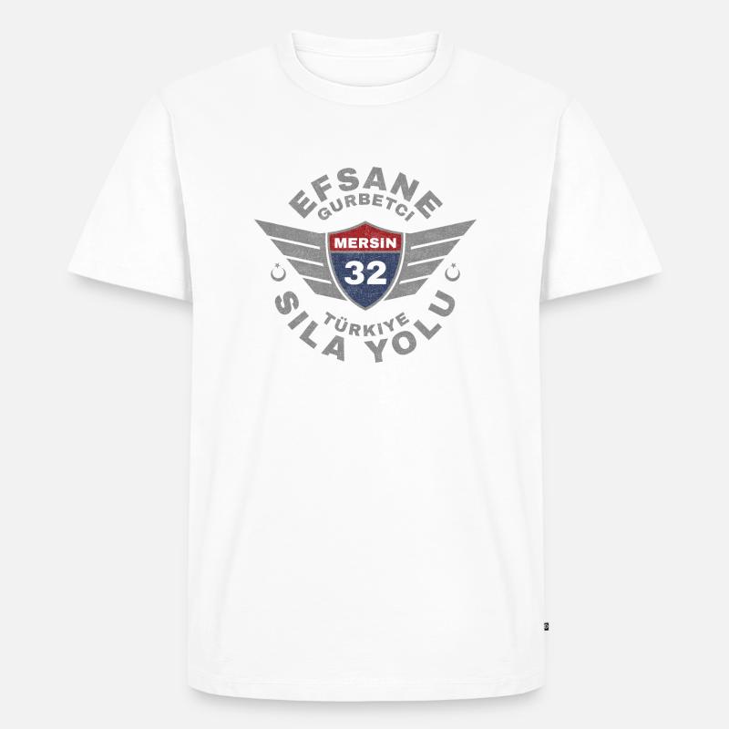 Mersin - Männer Premium Bio T-Shirt - Weiß