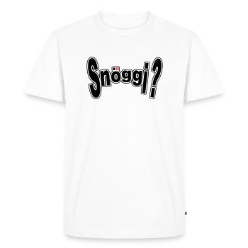 Snöggi? - Men's Premium Organic T-Shirt - white - Front - Nico (187cm)