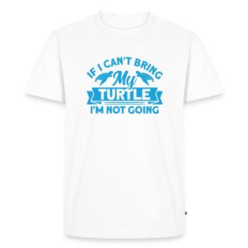 Turtle husbandry Turtle lovers of the sea - Men's Premium Organic T-Shirt - white - Front - Nico (187cm)