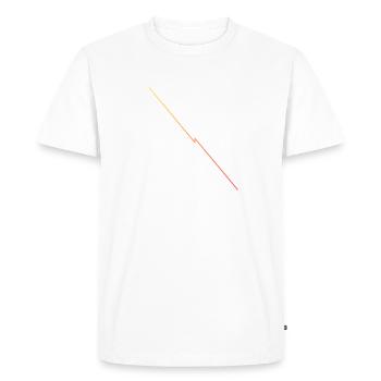 cadeau chambre cadeau idée cadeau bubaprints plaisir maladroit - T-shirt Premium bio Homme - blanc - Devant - Nico (187cm)