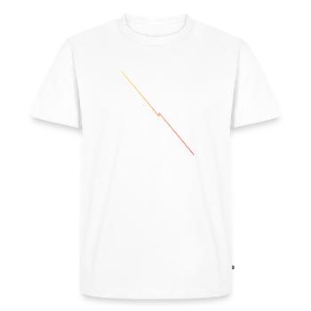 Bubaprints Santa Sayings awkward quote bodybuilder - Men's Premium Organic T-Shirt - white - Front - Nico (187cm)