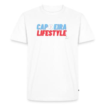 Capoeira Lifestyle - Men's Premium Organic T-Shirt - white - Front - Nico (187cm)
