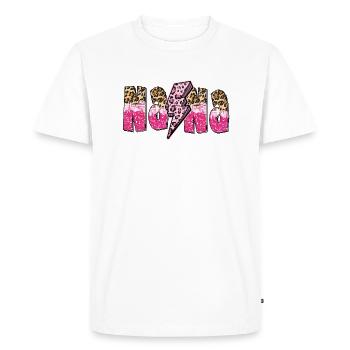 nana lightning bolt - Men's Premium Organic T-Shirt - white - Front - Nico (187cm)