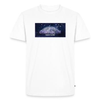 Spirit theme "Planet" - Men's Premium Organic T-Shirt - white - Front - Nico (187cm)