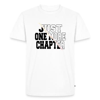 ver de livre présent lecteurs verts amusant idée présente - T-shirt Premium bio Homme - blanc - Devant - Nico (187cm)