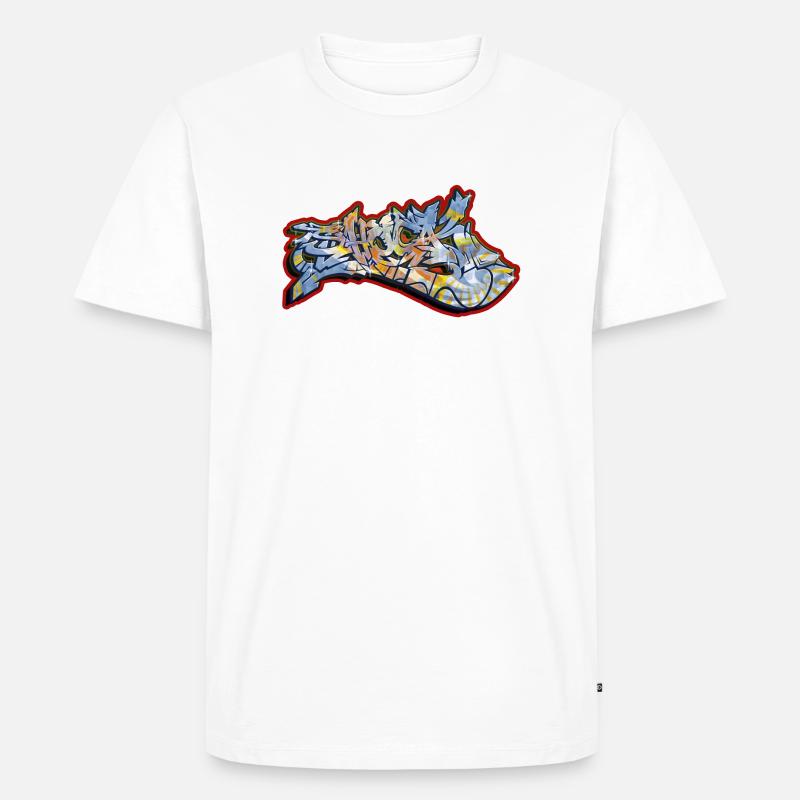 Choc sans arrière-plan - T-shirt Premium bio Homme - blanc