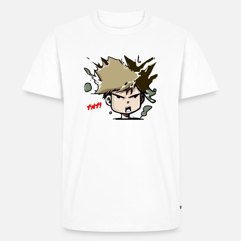 TNT - Männer Premium Bio T-Shirt - Weiß