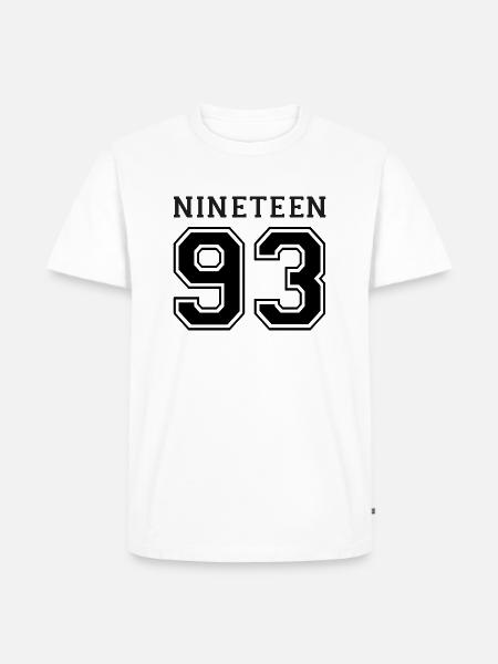 1993 - Men's Premium Organic T-Shirt - white