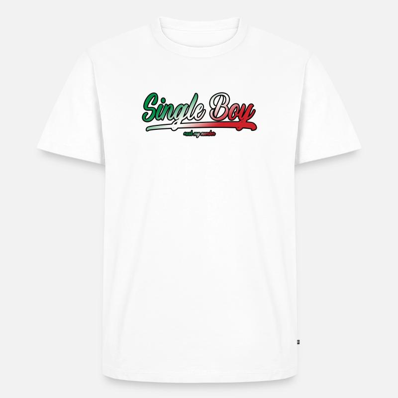 IT-Junge - Männer Premium Bio T-Shirt - Weiß