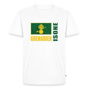 Grenadier - T-shirt Premium bio Homme - blanc - Devant - Nico (187cm)