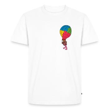 Autism is different not less Autist puzzle piece - Men's Premium Organic T-Shirt - white - Front - Nico (187cm)