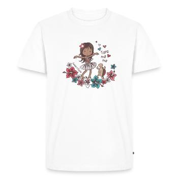 Dance with me - Men's Premium Organic T-Shirt - white - Front - Nico (187cm)
